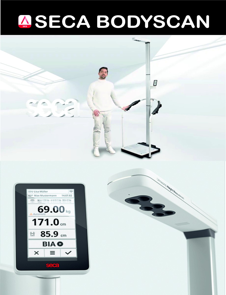 Seca Inbody Scan Nieuwe generatie lichaamsanalyse met SECA BODYSCAN 555 bij USAsport ...